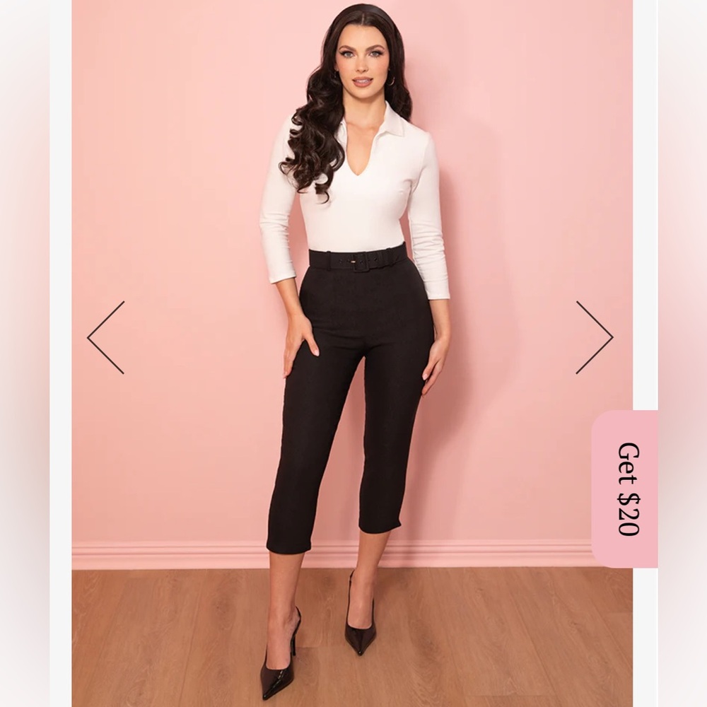 Vixen by Micheline Pitt Capri Pants